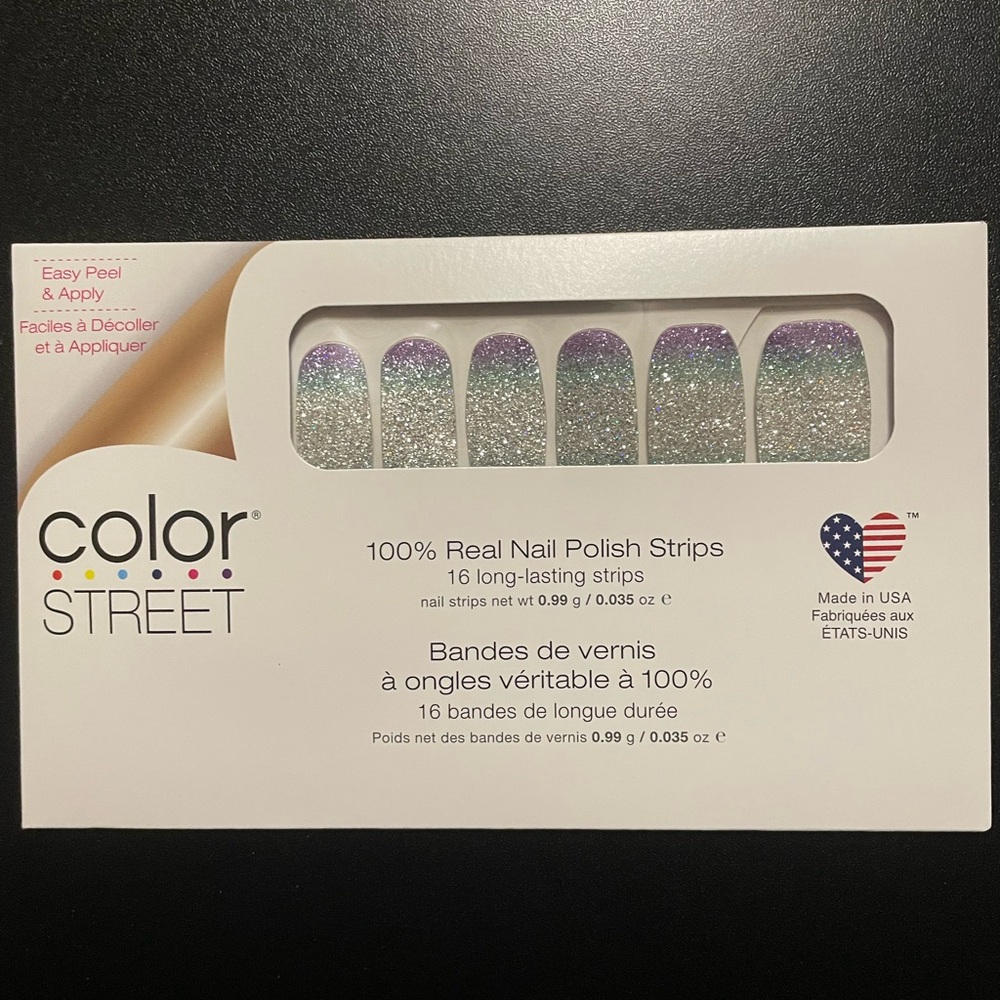 Pacific Waters RETIRED Color Street Glitter Nail Polish Strips
